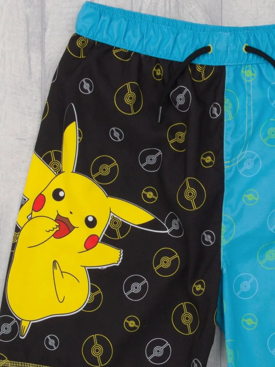Vanilla Underground Black Pokemon Licensing Swim Shorts Sale
