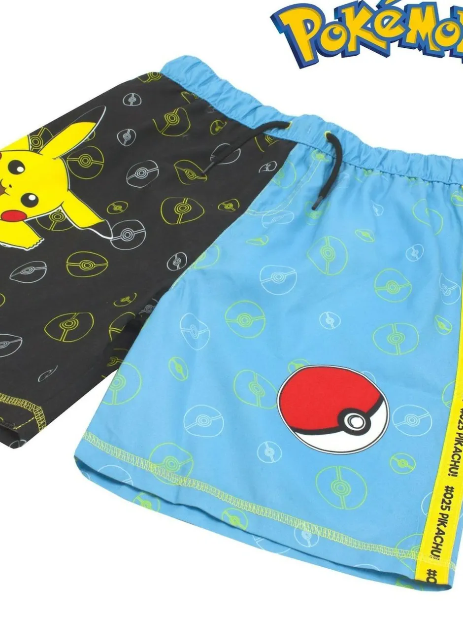 Vanilla Underground Black Pokemon Licensing Swim Shorts Sale