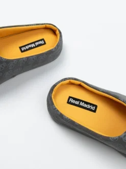 Vanilla Underground Black Real Madrid Logo Slippers Discount