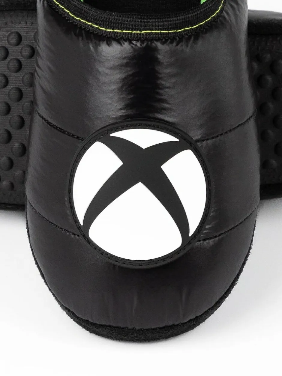 Vanilla Underground Black XBox Winter Slippers
