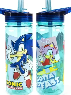 Vanilla Underground Blue Sonic the Hedgehog Girls Sonic, Tails & Knuckles Placement Print Lunch Bag Bottle and Snack Pot Discount
