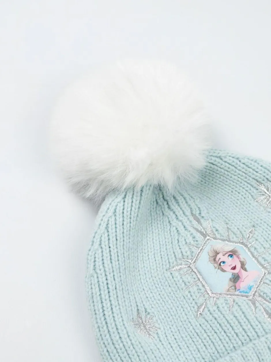 Vanilla Underground Blue Disney Frozen Beanie and Gloves Set Best