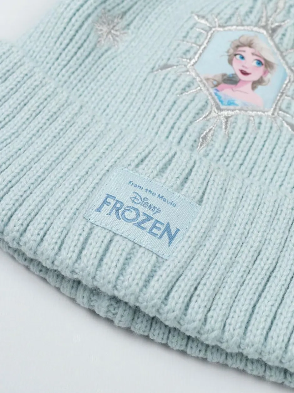 Vanilla Underground Blue Disney Frozen Beanie and Gloves Set Best