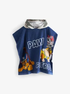 Vanilla Underground Blue Paw Patrol Character Towel 100% Cotton Poncho Discount