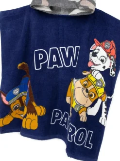 Vanilla Underground Blue Paw Patrol Character Towel 100% Cotton Poncho Discount