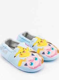 Vanilla Underground Blue Pokemon Winter Slippers Discount