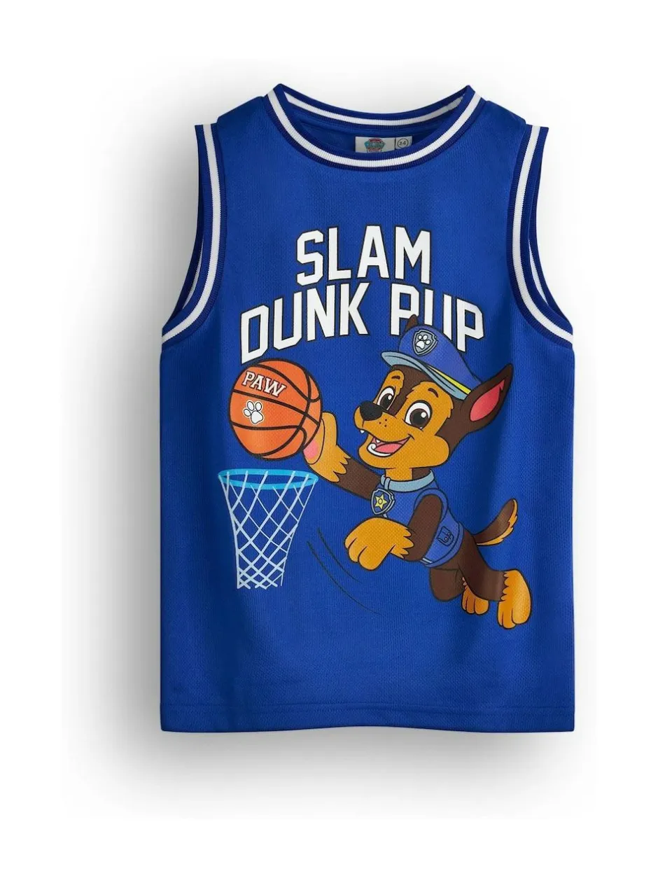 Vanilla Underground Paw Patrol Kids Marshall 2 Piece Basketball Set Blue Hot
