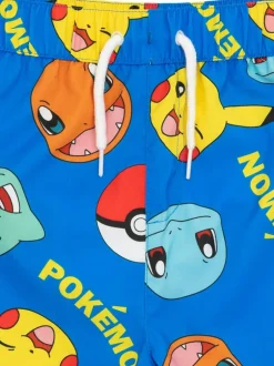 Vanilla Underground Blue Pokemon Boys Swim Shorts 2 Pack
