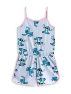 Vanilla Underground Girls Disney Stitch Sleeveless Playsuit Blue Sale