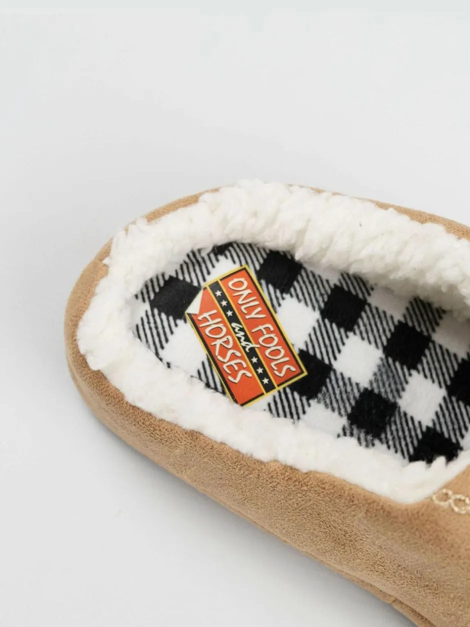 Vanilla Underground Brown Only Fools And Horses Del Boy Slippers Hot
