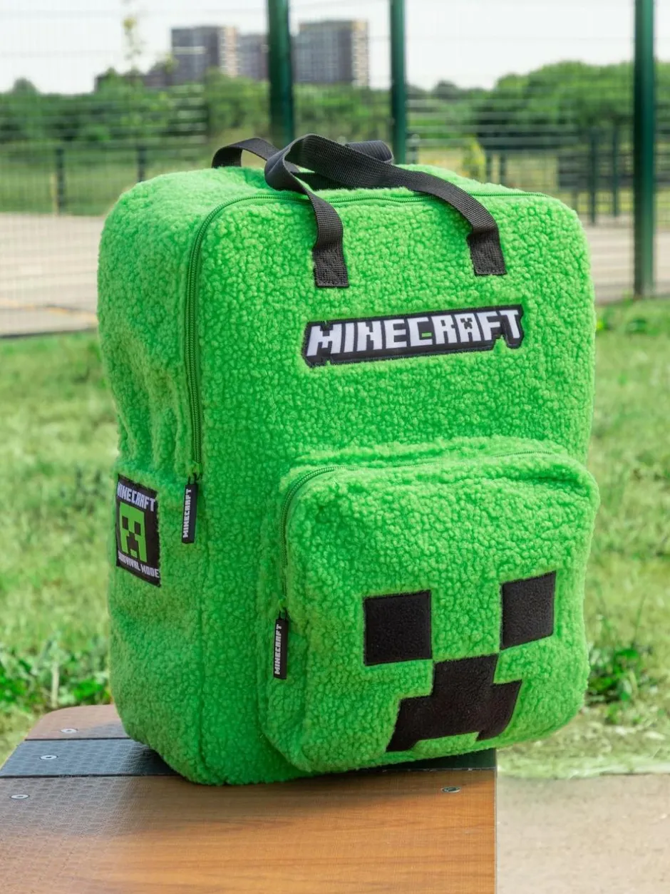 Vanilla Underground Green Furry Backpack