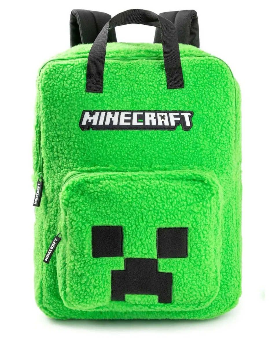 Vanilla Underground Green Furry Backpack