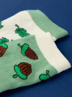 Vanilla Underground Green Kids Gruffalo Socks 5 Pack Discount