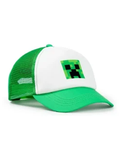 Vanilla Underground Green Minecraft Boys Green Creeper Snapback Curved Peak Cap Best