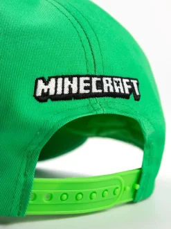 Vanilla Underground Green Minecraft Boys Green Creeper Snapback Curved Peak Cap Best