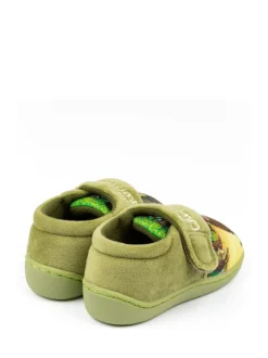 Vanilla Underground Gruffalo Velcro Slippers Green Gruffalo Outlet
