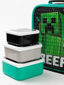Vanilla Underground Green Minecraft Xbox Licensed Lunch Box Set Hot