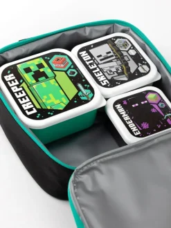 Vanilla Underground Green Minecraft Xbox Licensed Lunch Box Set Hot