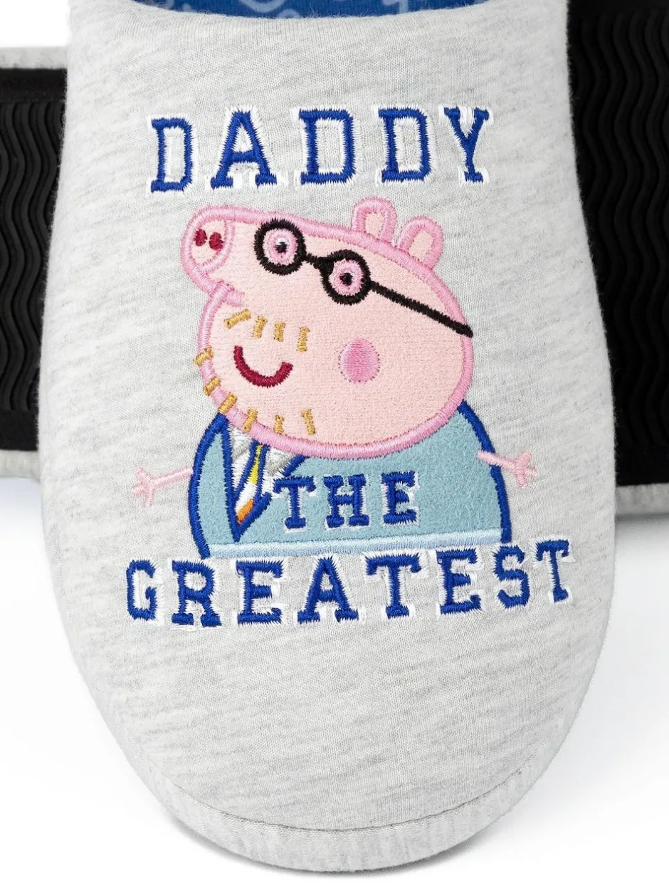 Vanilla Underground Grey Daddy Pig Mr Men Mr Lazy Slippers