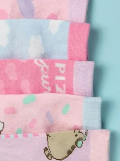 Vanilla Underground Pink Girls Pusheen Socks 5 Pack Discount