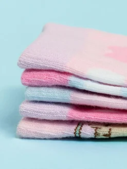 Vanilla Underground Pink Girls Pusheen Socks 5 Pack Discount