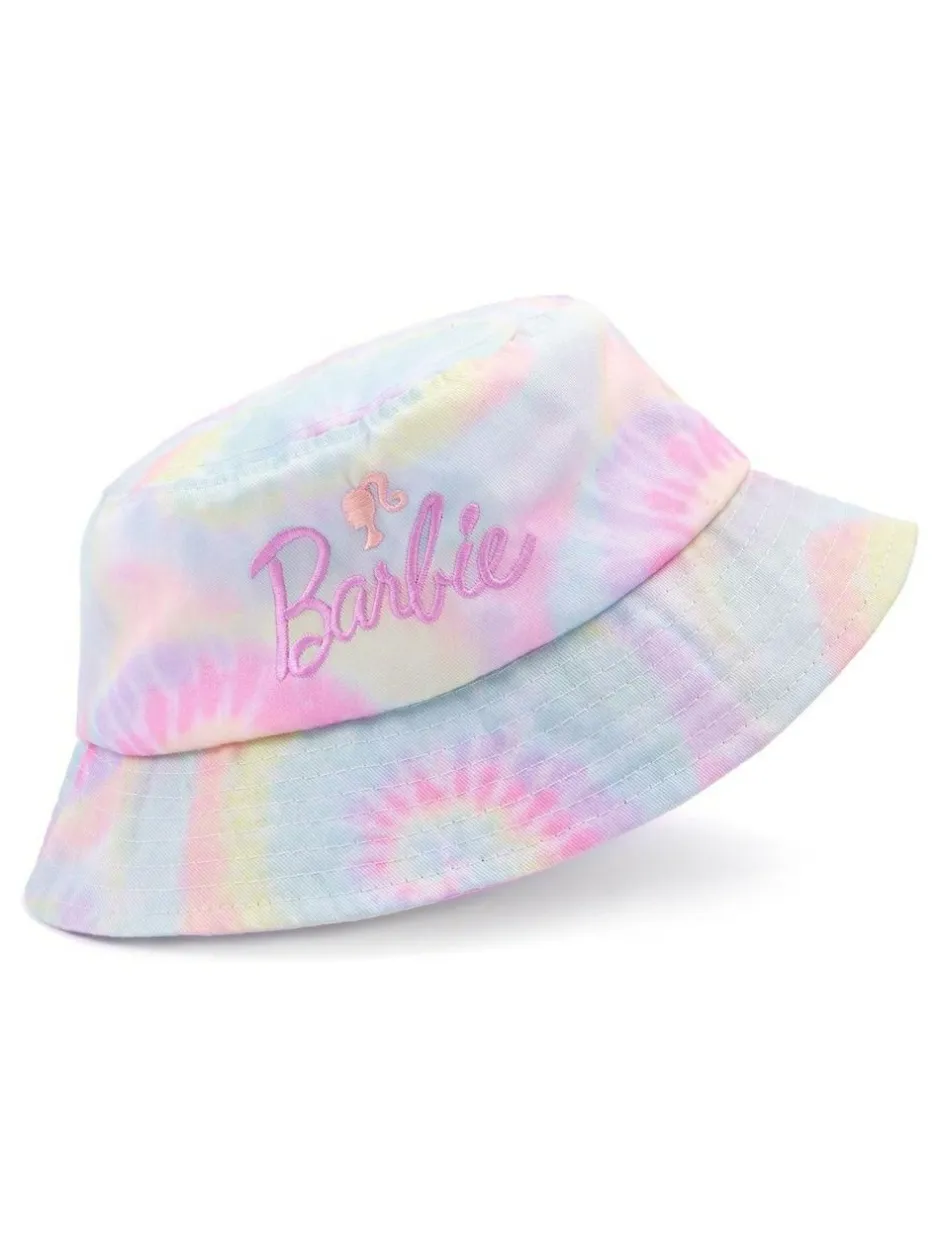 Vanilla Underground Pink Girls Tie-Dye Barbie Bucket Hat Discount
