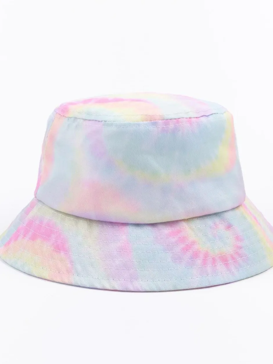 Vanilla Underground Pink Girls Tie-Dye Barbie Bucket Hat Discount