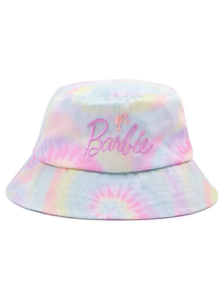 Vanilla Underground Pink Girls Tie-Dye Barbie Bucket Hat Discount