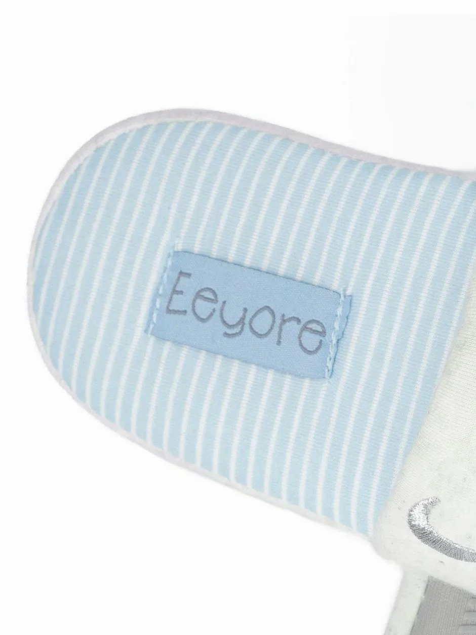 Vanilla Underground White Eeyore Womens Winter Mule Slippers New