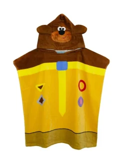 Vanilla Underground Yellow Hey Duggee 100% Cotton Character Towel Poncho Sale