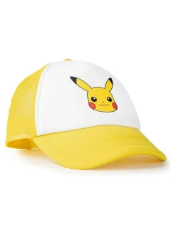 Vanilla Underground Yellow Pokemon Kids Adjustable Curved Peak Cap Clearance