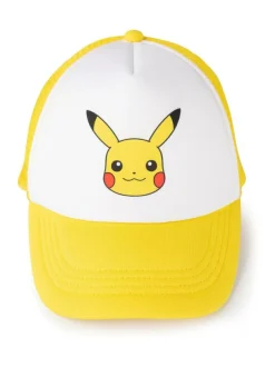 Vanilla Underground Yellow Pokemon Kids Adjustable Curved Peak Cap Clearance
