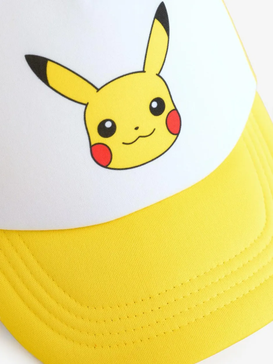 Vanilla Underground Yellow Pokemon Kids Adjustable Curved Peak Cap Clearance