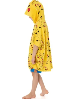 Vanilla Underground Yellow Pokémon Character Towel Poncho New