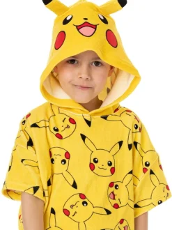 Vanilla Underground Yellow Pokémon Character Towel Poncho New