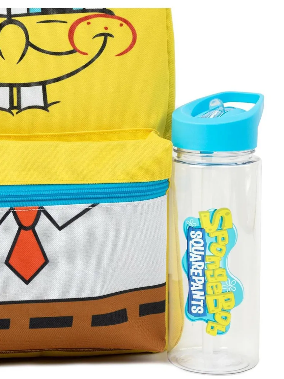 Vanilla Underground Yellow SpongeBob SquarePants Unisex Kids 4 Piece Backpack Set Outlet