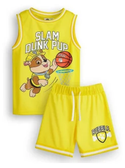 Vanilla Underground Paw Patrol Kids Marshall 2 Piece Basketball Set Yellow Hot