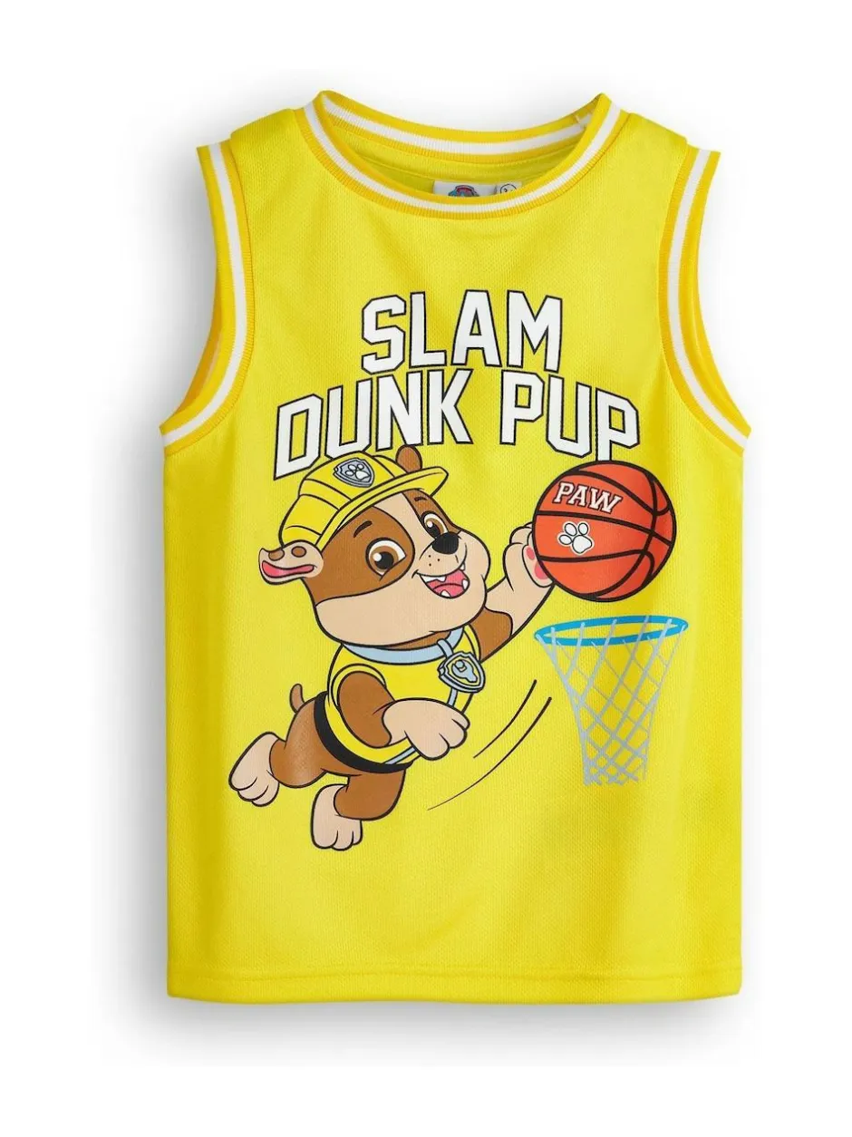 Vanilla Underground Paw Patrol Kids Marshall 2 Piece Basketball Set Yellow Hot
