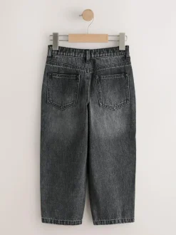 Next Baggy Tapered Authentic Jeans (3-16yrs) Washed Black