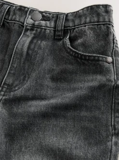 Next Baggy Tapered Authentic Jeans (3-16yrs) Washed Black