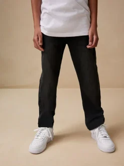 Next Washed Black Regular Fit Stretch Jeans (3-17yrs) Online