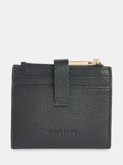 Whistles Black Danni Tab Detail Compact Purse Clearance
