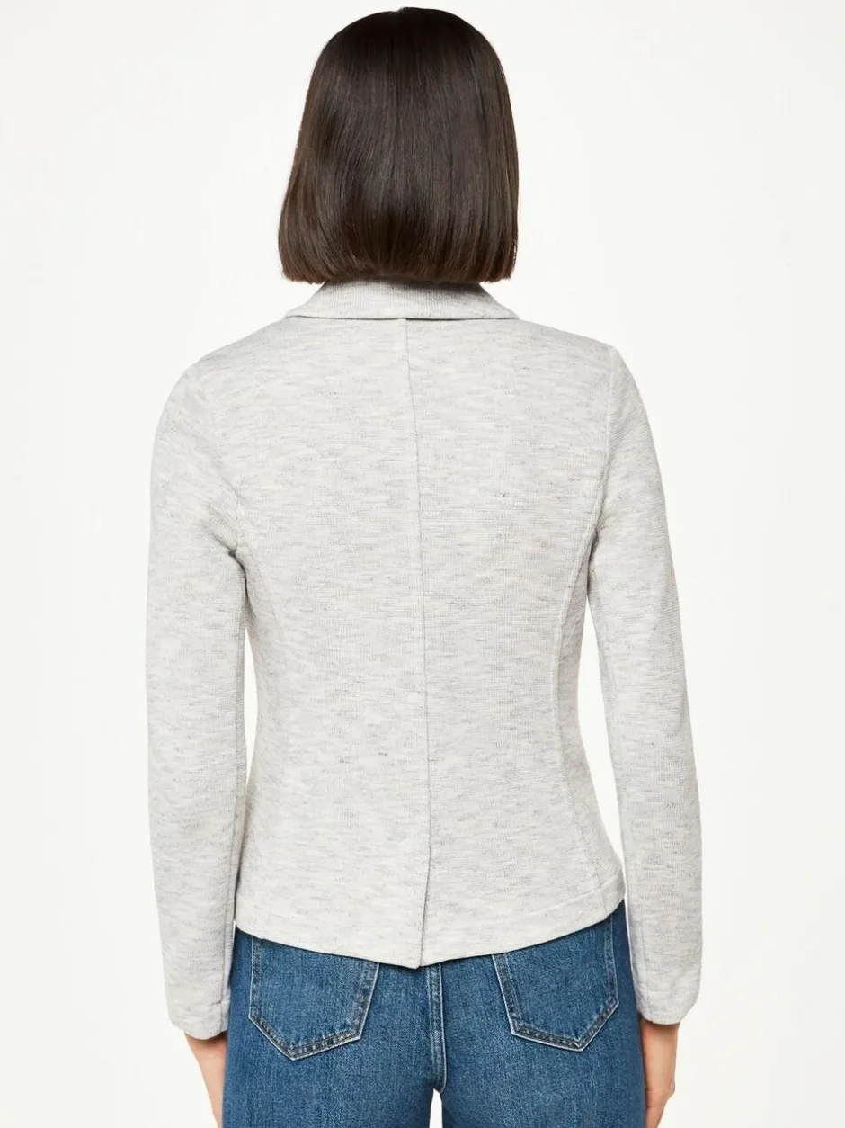 Whistles Grey Slim Jersey Jacket Outlet
