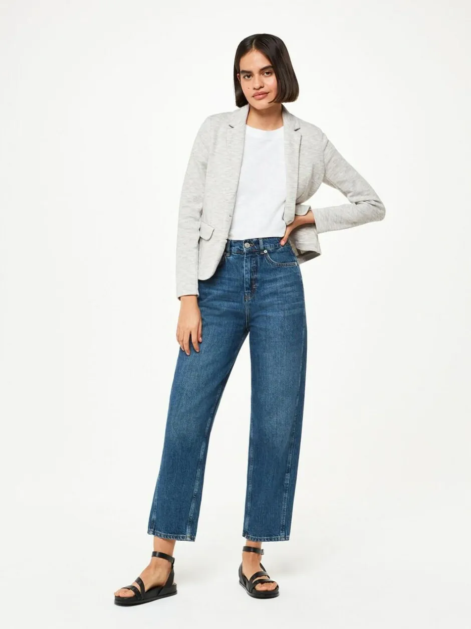 Whistles Grey Slim Jersey Jacket Outlet