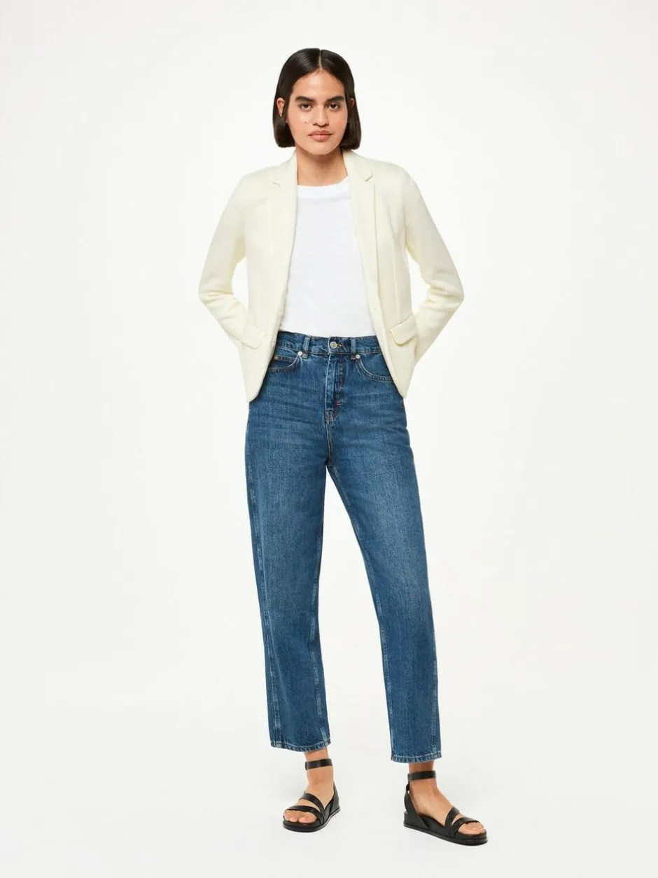 Whistles White Slim Jersey Jacket Outlet