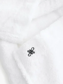 Next 100% Cotton Towelling Dressing Gown White