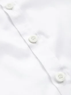 Next White 2 Pack Long Sleeve Stretch School Shirts (3-16yrs) Sale