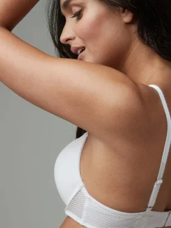 Next A-DD Push-Up Triple Boost Plunge Bra White