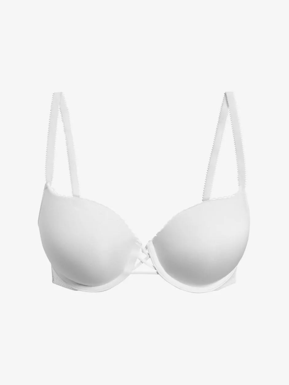 Next A-DD Push-Up Triple Boost Plunge Bra White