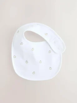 Next White Baby Bib 5 Pack New